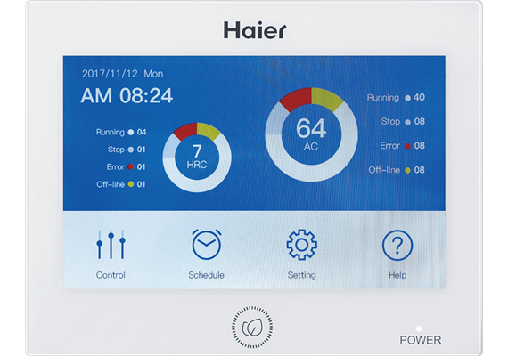 Haier Zentralsteuerung mit Touchscreen 5 Zoll HC-SA164DBT
