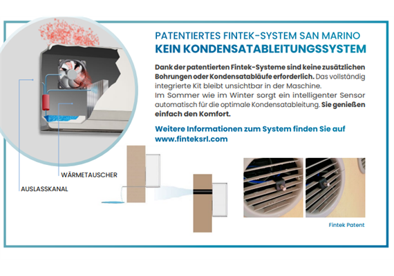 Kit ohne Kondensatablauf zu Fintek OSLO 4.2 DCI R