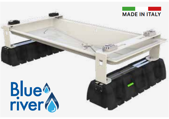 Kondensatwanne "Blue River" mit Sockel