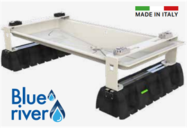 Kondensatwanne "Blue River" mit Sockel