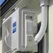 Schlauch und Anschluss für das Außengerät aus UV-beständigem Gummi weiss  KRT-80 rund | Bild 2